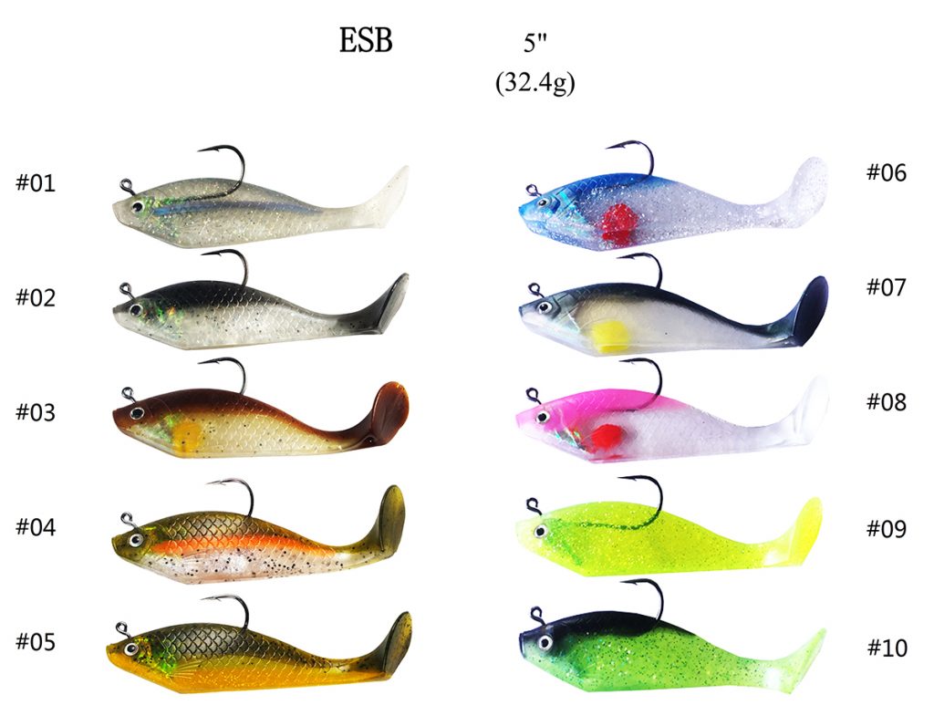 ESB5 32.4G soft lures with hook