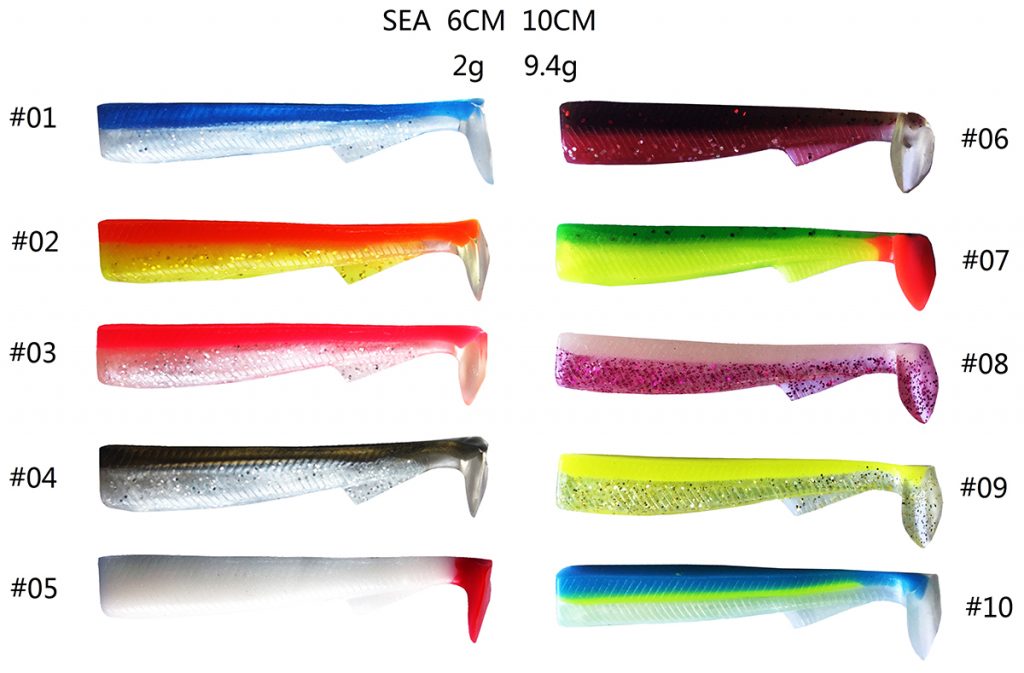 SEA-6cm 10cm HANDMADE-SOFT-LURE